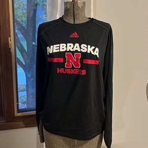 Nebraska Huskers long sleeved climalite shirt